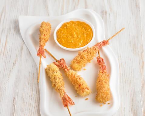 Receta: Brochetas de Langostinos a la Japonesa - Risso