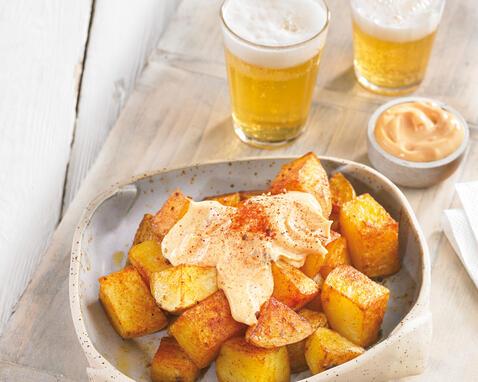 Patatas bravas al horno - Recetas